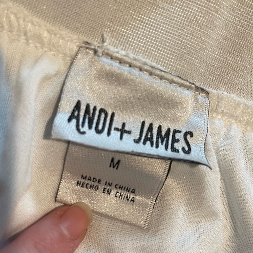 Vintage Andi+James Lacey Skirt Sz M - Picture 3 of 7